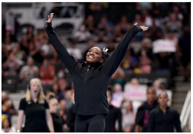 In surprisingly tight finish, Simone Biles secures top spot on U.S. worlds team